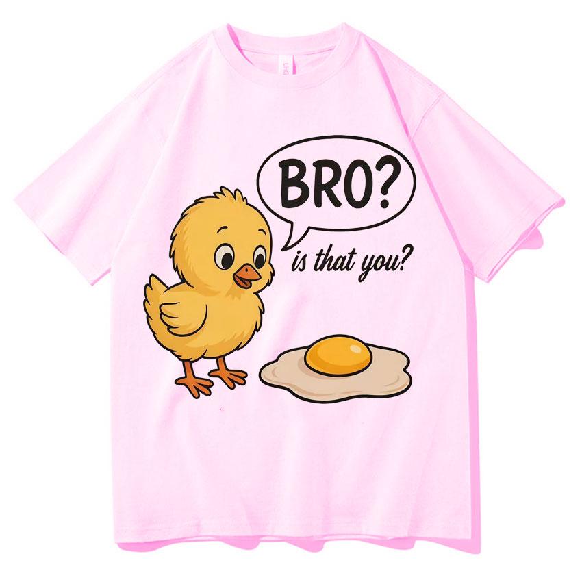 That You Funny Chick and Egg T Shirt Pop Casual Tops Hot Sale Crewneck Tshrit Unisex Breathable Comfortable Gothic Tee Teenagers