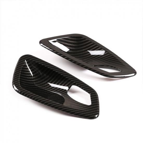 For BMW E92 E93 M3 Coupe 05-12 Door Handle Bowl Cover Carbon Fiber Style