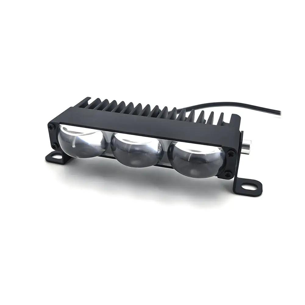 

9В-24В Матричная лазерная фара Свет решетки автомобиля Желтый Двойная линза Светодиодный цвет Рабочий светодиодный свет Белый Прожектор C8A2