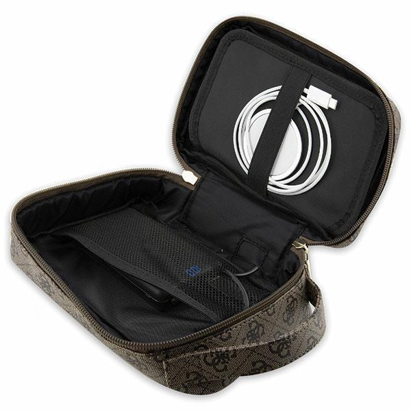 Guess Bag Guhbp4Rpsw Organizerbrown/Brown 4G Printed Stripes