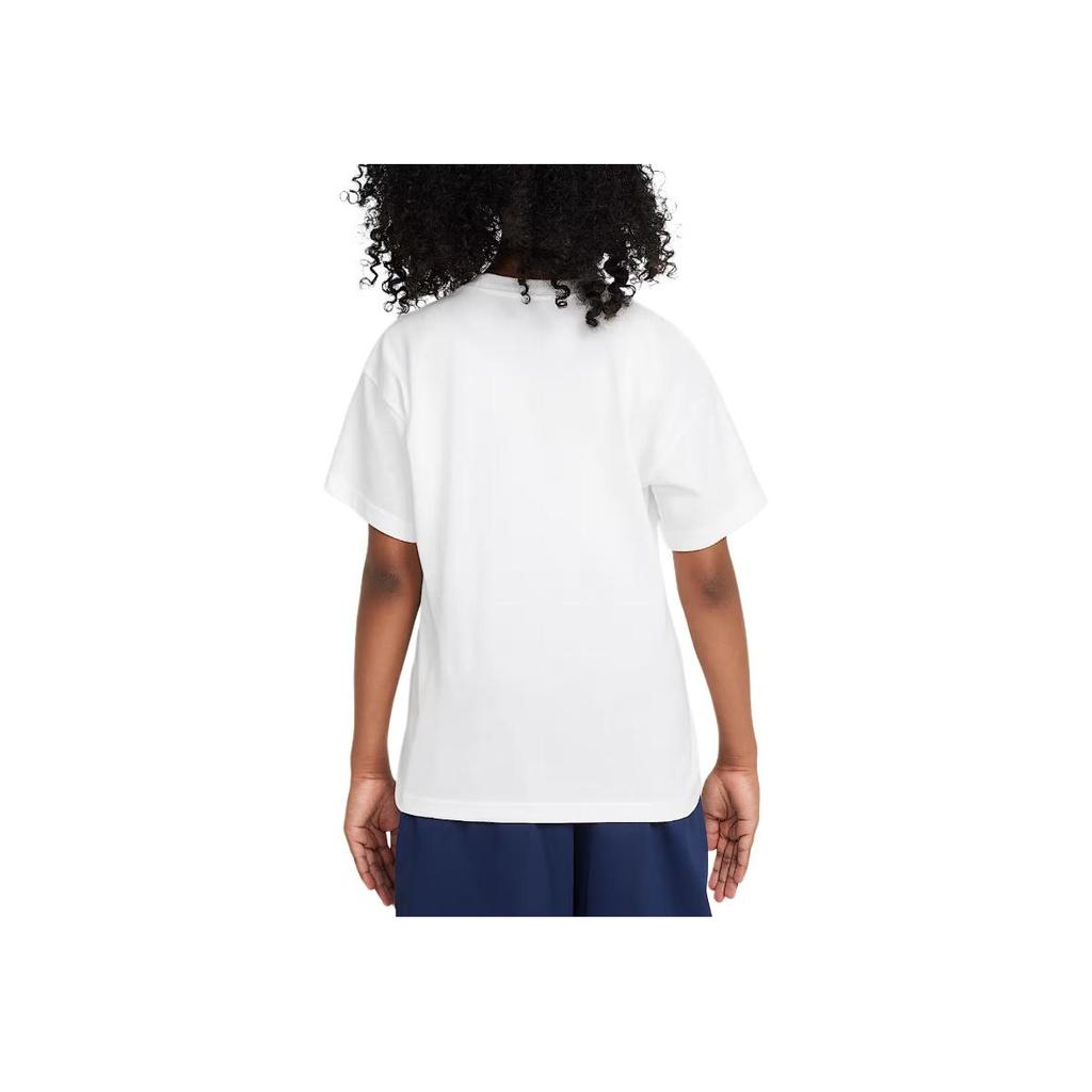 Nike T-Shirt SB Loose Fit Crew Neck Short Sleeve Kids Tops White HQ3226100
