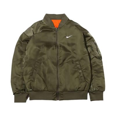 Varsity Bomber Reversible Casual Jacket Women Jacket Green DV7877-222