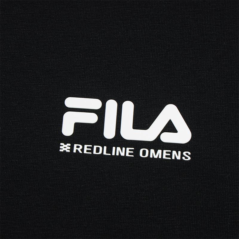 Fila Original Classic Crew Neck Solid Color Comfortable Short Sleeve T-Shirt Men Tops F11M639115FBK
