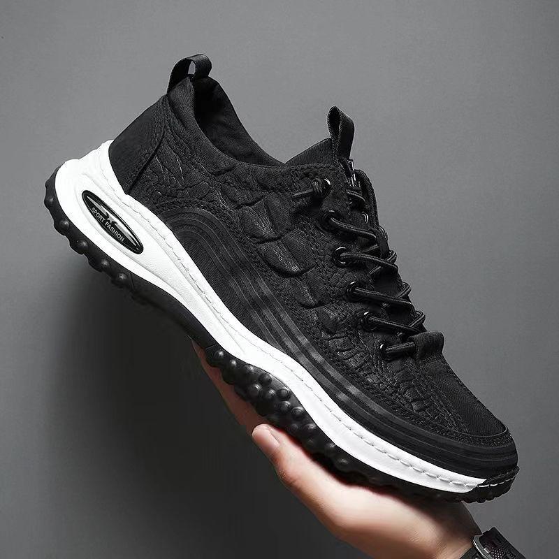 

Повседневная обувь универсальная спортивная на высокой платформе трендовая удобная обувь для папы сетчатая дышащая обувь 44