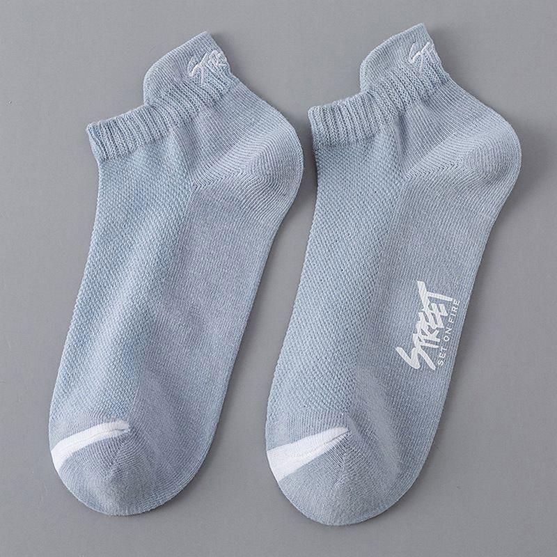 10 Pairs High Quality Women Ankle Socks Breathable Cotton Low Short Casual Sport Anti-wear Fashion Four Seasons Street Non-slip Socks