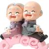 Couple Statues Present Scene Layout Props Figurines for Coffee Table Bedroom Valentine'S Day