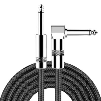 LUYING Guitar Shield Guitar Cable Length 2m Type Plug Bass Shield Heavy Duty Nylon Break Resistant Musical Instrument Cable Compatible with Bass