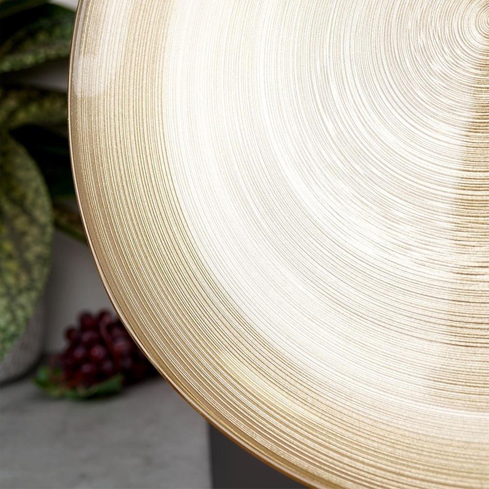 Talerz Złoty Szklany Deserowy Płytki Mały Na Ciasto Desery Przekąski 21 Cm