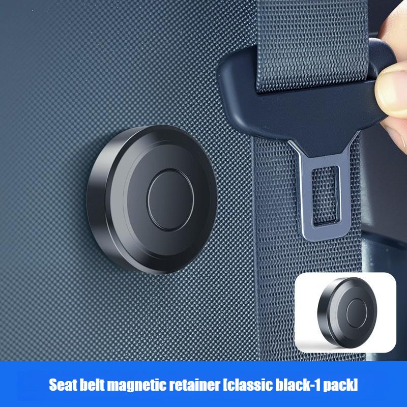 Car Seat Belt Fixing Clips Seatbelt Stopper Suede Magnetic Suction Auto Belt Holder Stabilizer Fastener Adjustable Clip