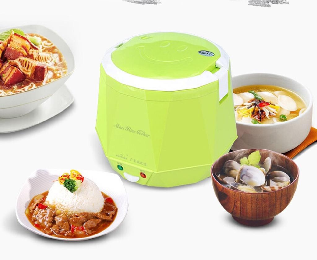 12V Trolley 24V LKW Bus Reiskocher Kochen Porridge Kochen Suppe Wasser Kochen Nudeln Auto 1.6L Hohe Qualität Reiskocher