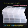 Thickened Nine-Grid Storage Box: Large Capacity, Impact & Corrosion Resistant, Open Compartment Design.