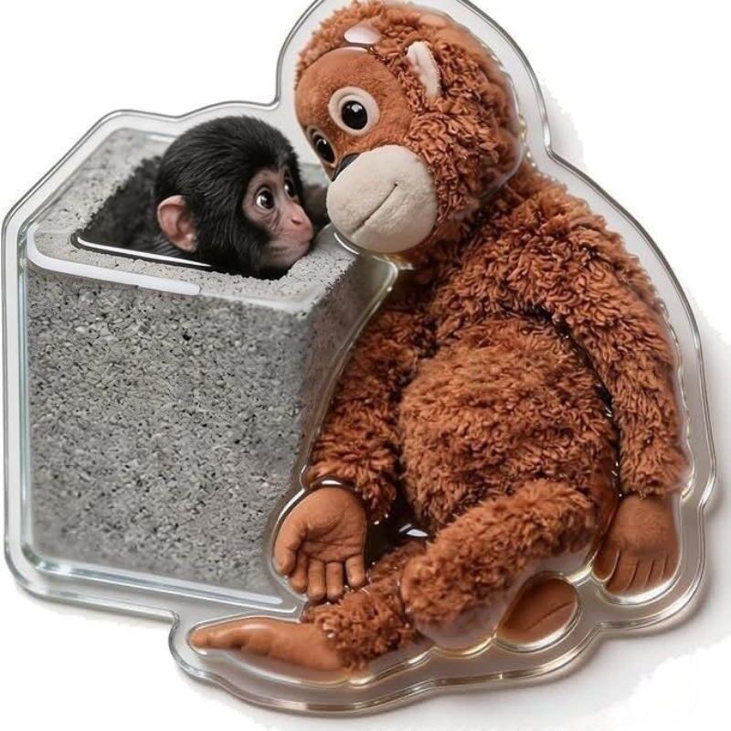 Creative Monkey Refrigerator Magnets - Protective Boxing Monkey Fridge Magnets A3