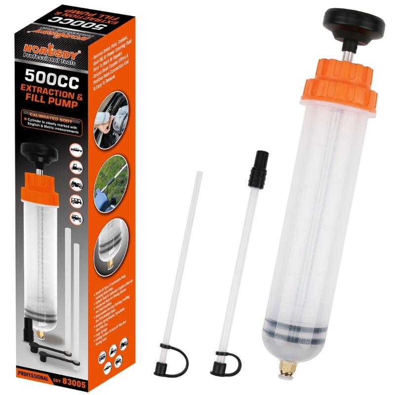 

500CC Oil Removal Pump For Vehicle And Bike Maintenance With Strong PVC Material And Ergonomic Handle 1
