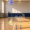 Remote Control Badminton Solo Practice Hanging Adjustable Height Electric Purp 3B Nr