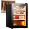 Electronic Cigar & Wine Cabinet — 16—23°C, 60— 80% RH, Tempered Cedar Shelves (A)