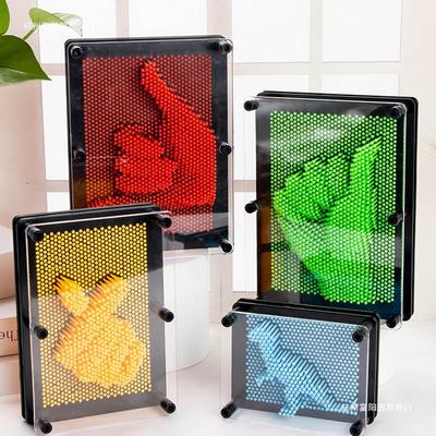 3D Pin Art Hand and Face Impression Toy