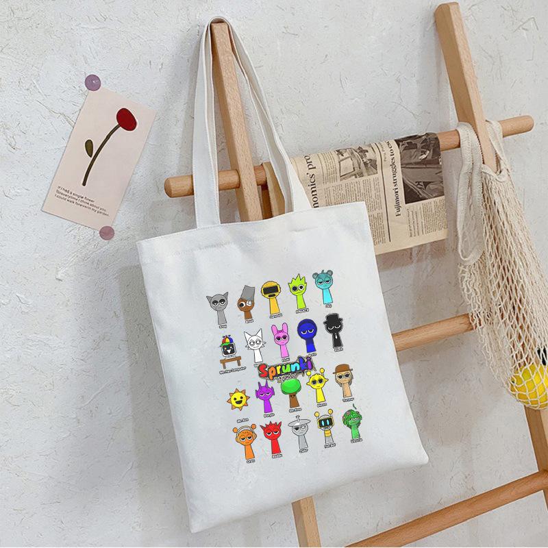 Game music box peripheral portable canvas bag to work out bento messenger bag shoulder bag large capacity