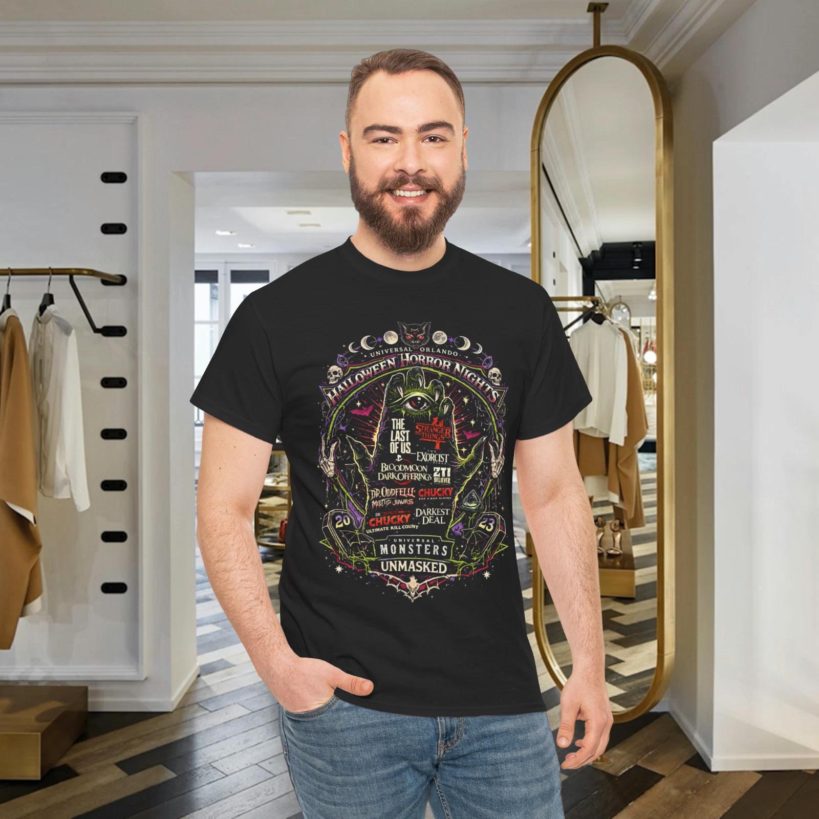 Universal Halloween horror nights, 2021 graphic T-shirt 4XL