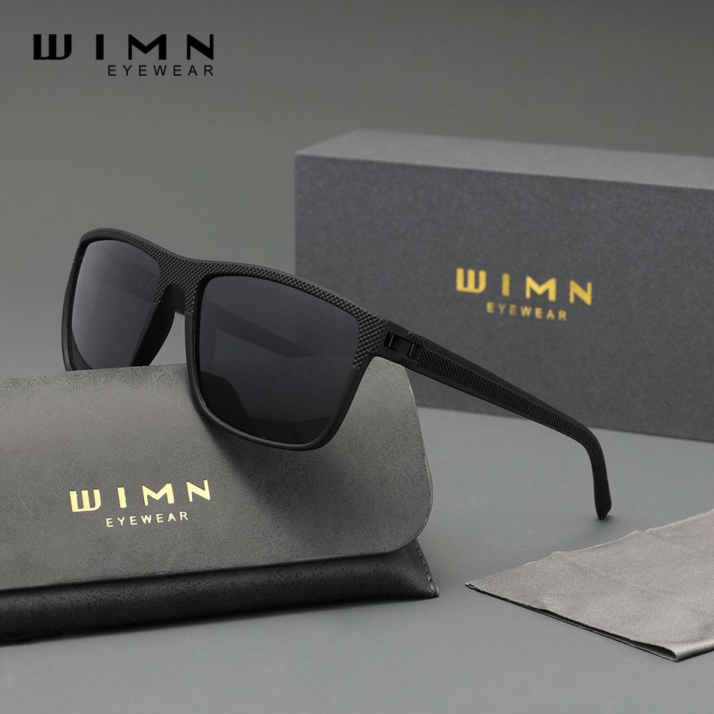 WIMN Sunglasses For Polarization UV400 TR90 High Quality Graininess Frame Daily Eye Protection Glasses