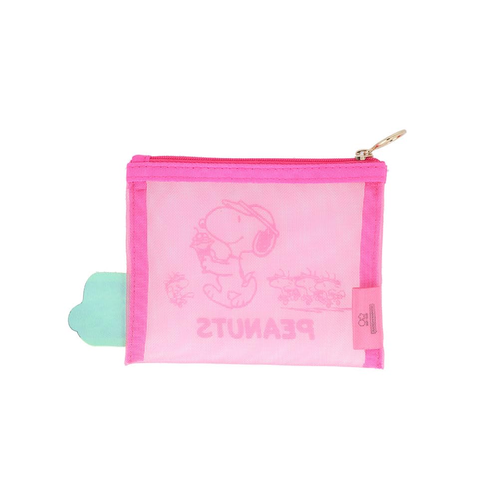 Sunstar Stationery Snoopy Pouch Mini Pink S2336502