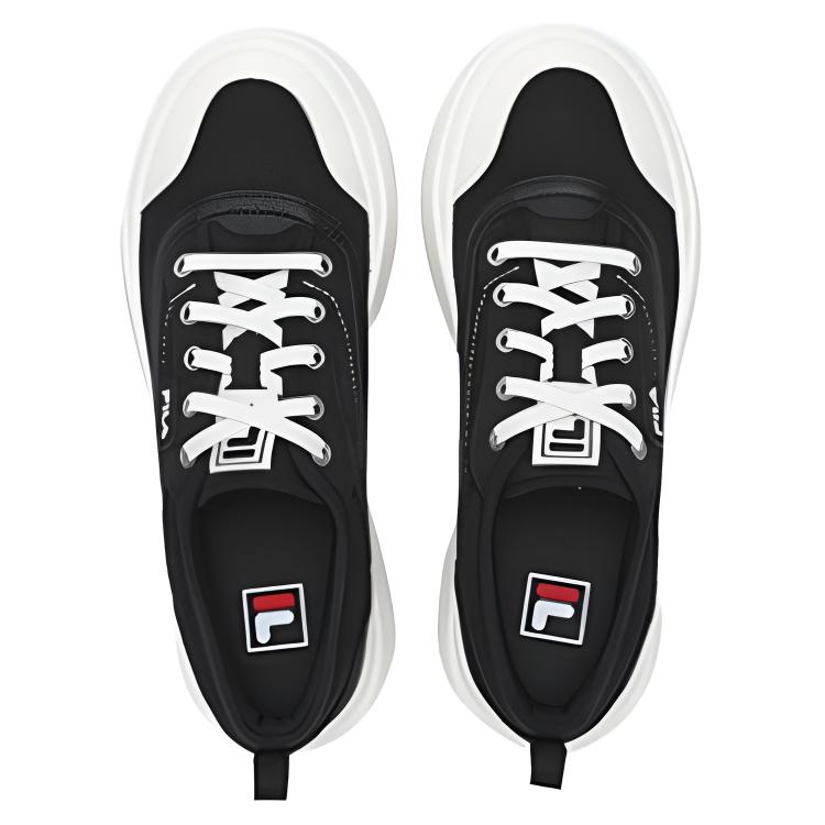 FILA Jellyfish Lightweight Comfortable Simple Durable Increased Height Low-Top Canvas Shoes Men sneaker Black F12M421305FBK