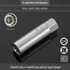Universal Magnetic Spark Plug Socket Wrench (14/16mm) for Easy Spark Plug Removal and Installation