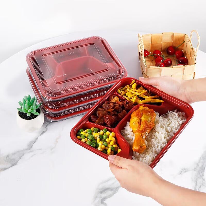 

SEE KEAN Disposable 5-Compartment Meal Boxes