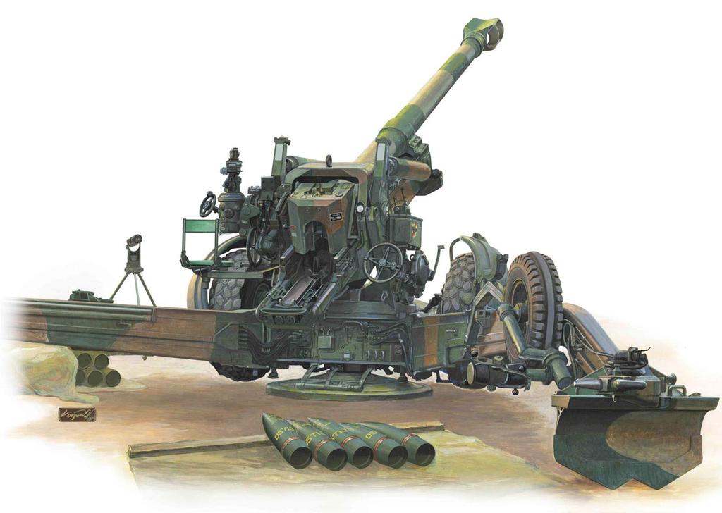 Hobby Japan HJM Military Series 1 Japan Ground Force 155mm Howitzer Plastic Model HJMM001 1/35 No. Self-Defense FH-70