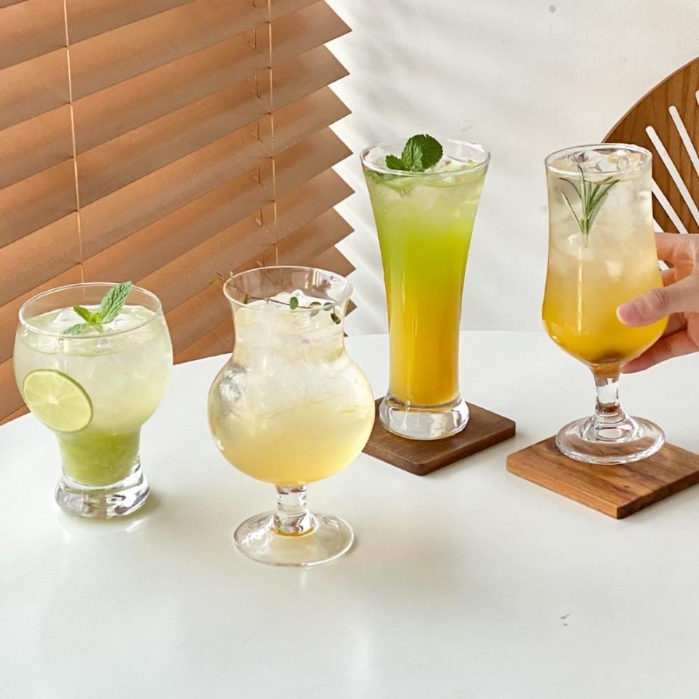 Verre Hurricane 485ML Verre Transparent Tasse à Jus Adapté pour Restaurants Traiteurs Cuisines Matière Plastique 16 Onces