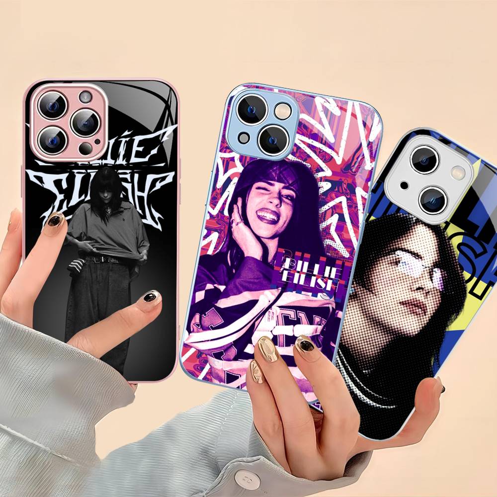 Pop Singer B-Billie Tempered Glass For Iphone 14 13 12 11 Pro Mini XS MAX 14Plus X XS XR Fundas