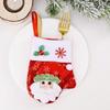 1/3PCS Christmas Glove Tableware Bag Holder Fork Spoon Pocket Cutlery Pouches