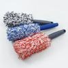 Premium Car Wash Brush Plush Wheels Cleaner with Non-Slip Handle Easy Cleaning Rims Spokes Wheel Barrel Car Accessory