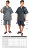 Shopest Shijira Weave Jinbei Top and Bottom Set Men's (LL, Gray)