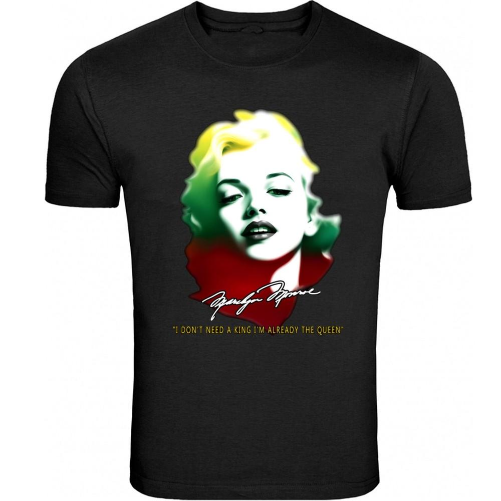 Marilyn Monroe I dont need a king I m already the queen Unisex T-shirt Tee S-5XL Unisex T-Shirt XL