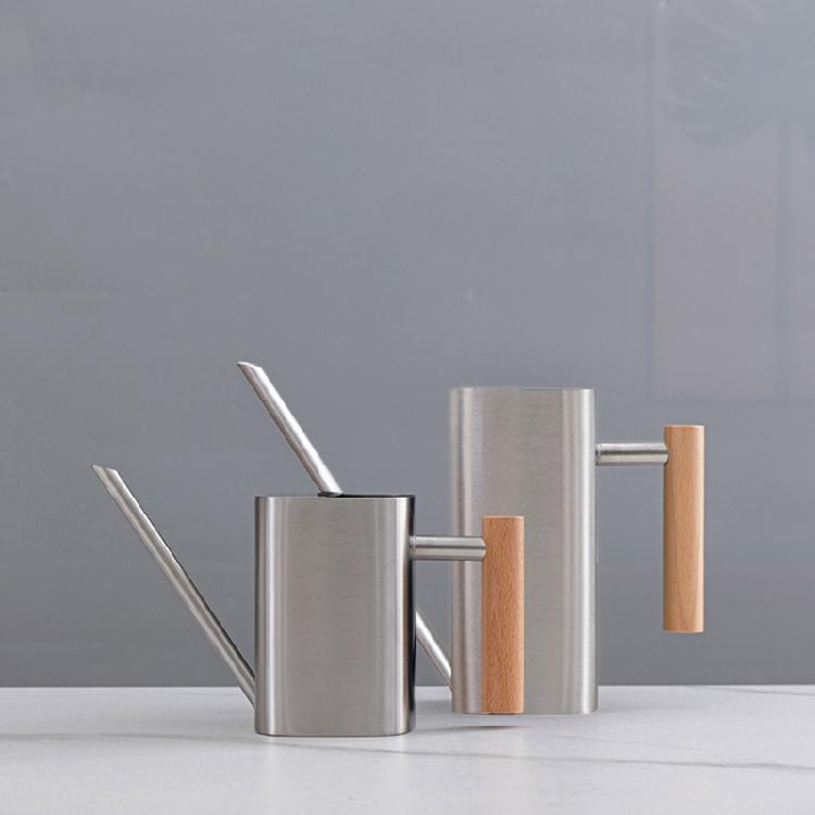 500/800ml Watering Can for Outdoor Plant with Long Spout Stainless Steel Large Watering Can for Garden Flowers Plant