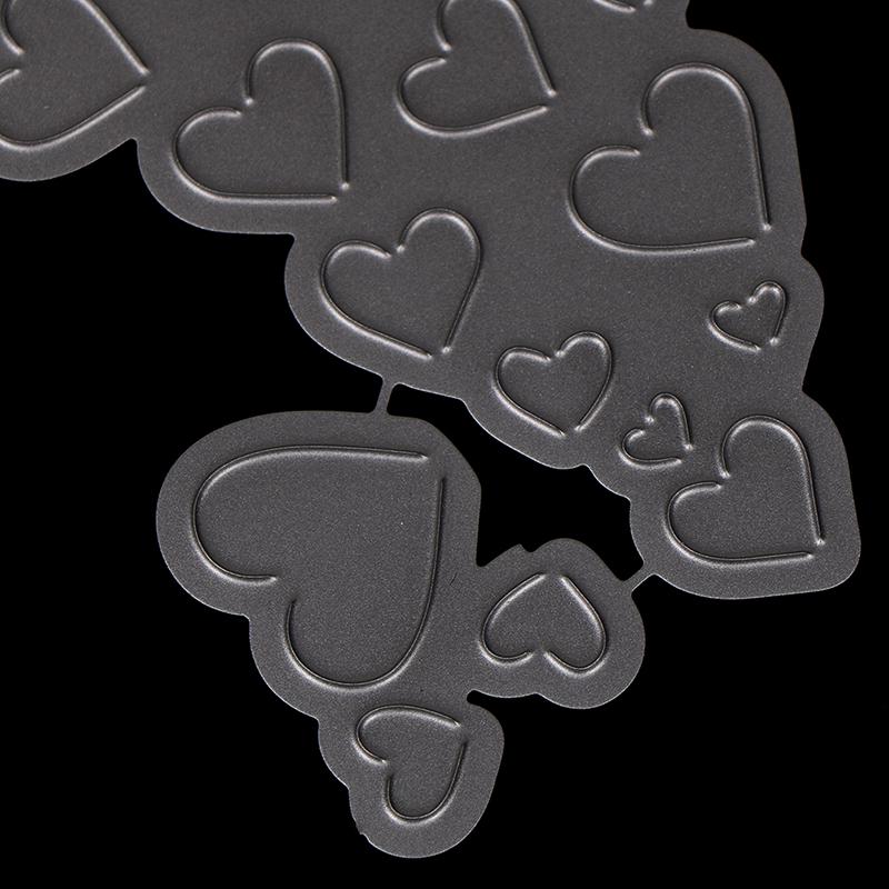 Buy Love Heart Metal Cutting Dies For Diy Scrapbooking Card Paper Album ...