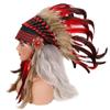 Halloween Feather Headdress: Indian-Inspired Accessory for Christmas & Thanksgiving