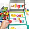 Alphabet Word Magnetic Puzzle For Kids Learning Wooden Educational Gift Toy
