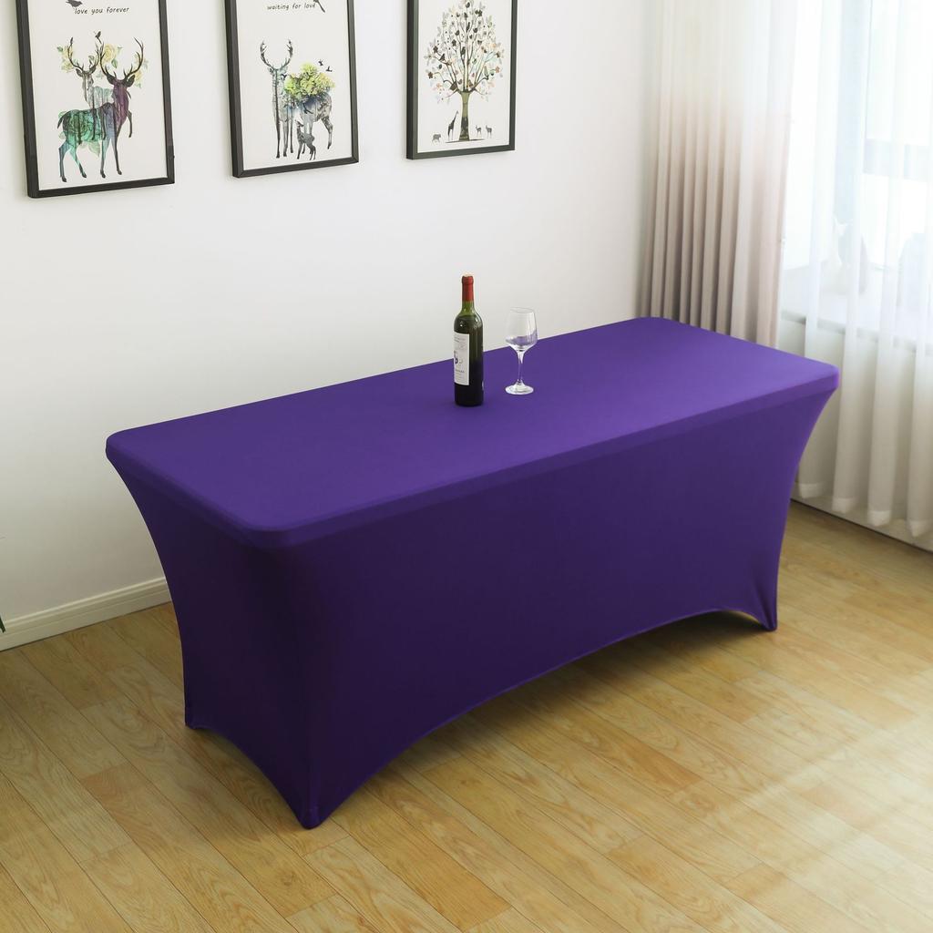 Elastic tablecloth cocktail bar for conference wedding outdoor wedding decoration table skirt tulle table skirt party birthday