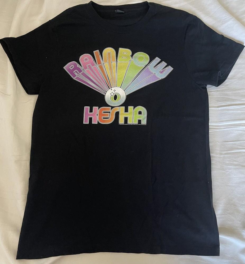 Collection Kesha Rainbow Gift For Fan Black All Size Shirt S11 Unisex T-Shirt XL
