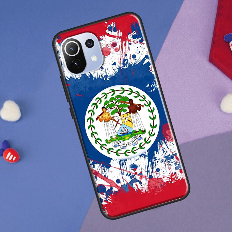 Belizean Flag Cover For Xiaomi 13 14 Ultra 11T 12T 13T 14T Pro POCO X7 Pro X3 X5 F3 F5 F6 M6 X6 Pro Case