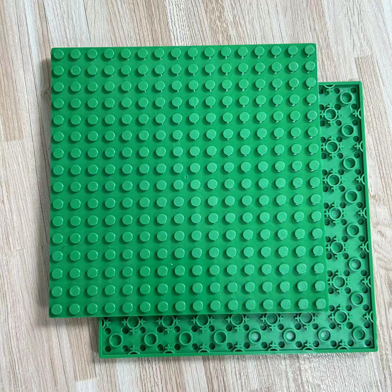 

Трансграничные строительные блоки MOC: Двусторонняя базовая пластина 16x16, совместимая с LEGO 91405 12.8x12.8 cm темно-серого