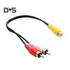 High-Fidelity Audio Cable Stable Universal 2 RCA Male To 1 RCA Female Y Splitter Cable Speaker Stereo Audio Adapter Cord