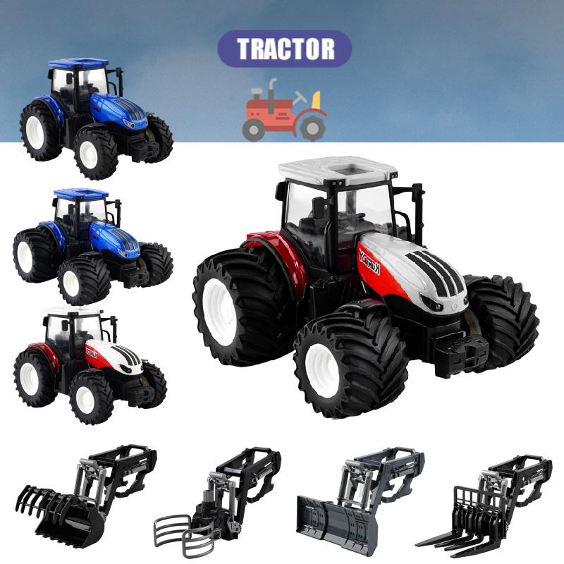 2.4g Alloy Rc Farmer Engineering Tractor Toy For 4-6 Years Kids