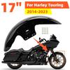 Gloss Black Motorcycle Front Fender Mudguard Steel Protector Cover For Harley Touring Road King Electra Street Glide 2014-2025