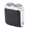 Taschenformat Elektrischer Trimmer Wiederaufladbar LED Digitalanzeige Tragbarer Mini Bartschneider Schwarz