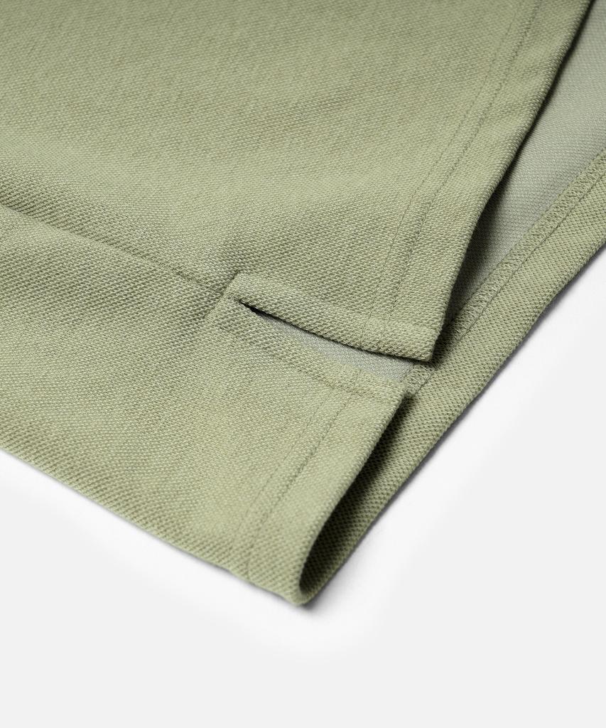 FRIZMWORKS Collar Layered Pique Shirt _ Light Khaki