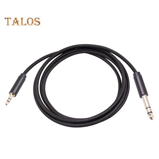 

Стерео аудиокабель 3,5 мм - 6,35 мм Позолоченный интерфейс Стабильная передача Помехоустойчивый Универсальный стерео аудиокабель 2M чёрный