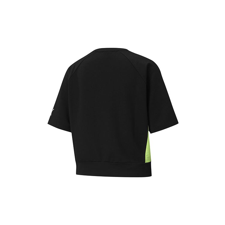 Puma Modern Sports Short Sleeve T-Shirt Women Tops Black 585291-01