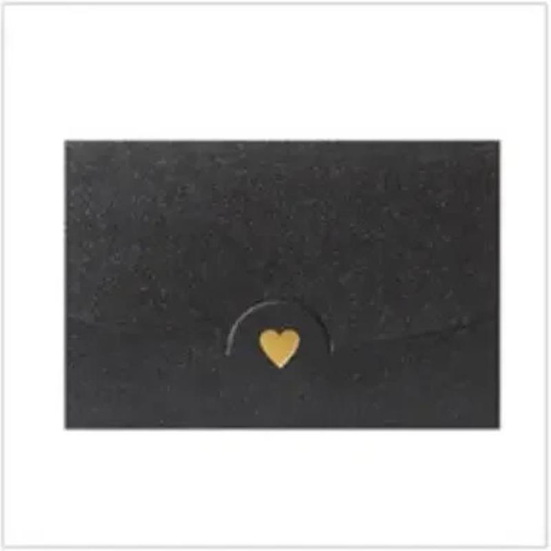 20pcs Mini Envelopes Small Greeting Card Name Card Envelope Hot Stamping Love Pearlescent Paper